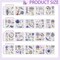 20 Sheets Lavender Rub on Transfers for Crafts (purple) 5.91 inches x 5.91 inches